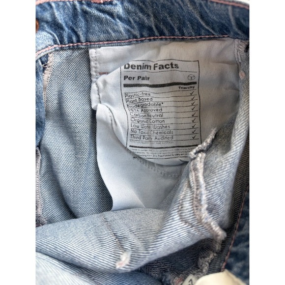 Triarchy Ms. Ciela Cloud Stitch Wide-Leg Jeans – Size 24 – 100% Organic Cotton – - Picture 7 of 11